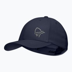 Czapka z daszkiem NORRONA Flexfit. Niebieskie czapki z daszkiem NORRONA, bez wzorów, z bawełny. Za 219.99 zł.