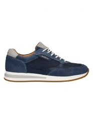 Wojas Skórzane sneakersy w kolorze granatowym rozmiar: 46. Niebieskie buty sportowe casual Wojas, bez wzorów, bez zapięcia. Za 319.45 zł.