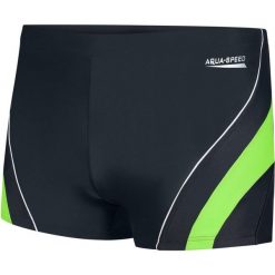 Spodenki pływackie męskie Aqua Speed Dennis. Niebieskie odzież kąpielowa Aqua-Speed, m, bez wzorów, sportowe. Za 75.99 zł.