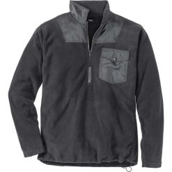 Bluza z polaru z zamkiem Regular Fit bonprix ciemnoszary. Bluzy marki bonprix. Za 69.99 zł.