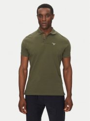 Barbour Polo Tartan MML0012OL51 Khaki Regular Fit. Brązowe koszulki polo Barbour, m, bez wzorów, z bawełny, bez kołnierzyka, bez ramiączek. Za 229.99 zł.