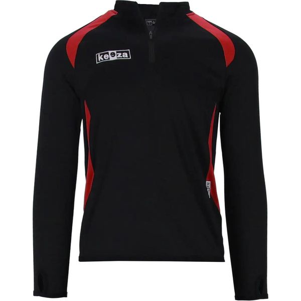 Bluza piłkarska dla dorosłych Keeza Burton. Czerwone bluzy KEEZA, s, bez wzorów, bez kaptura. Za 90.00 zł.