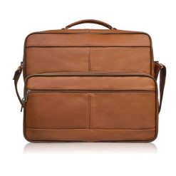 Torba męska na ramię skórzana koniakowa Abruzzo ABR-02-CG. Torby na laptopa . Za 189.00 zł.