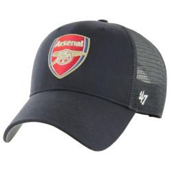 Czapka z daszkiem męska Arsenal FC Branson Cap. Niebieskie czapki z daszkiem 47 Brand, bez wzorów, z bawełny. Za 99.99 zł.