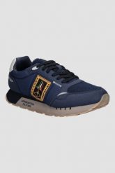AERONAUTICA MILITARE Granatowe sneakersy męskie, Rozmiar 45. Niebieskie buty sportowe casual Aeronautica Militare, bez wzorów, z materiału, bez zapięcia. W wyprzedaży za 421.99 zł.