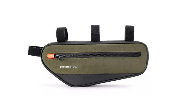 Torebka na ramę rowerową Rockbros 30120079001. Czarne torby na ramię ROCKBROS, bez wzorów, z materiału, na ramię, bez dodatków. Za 89.00 zł.