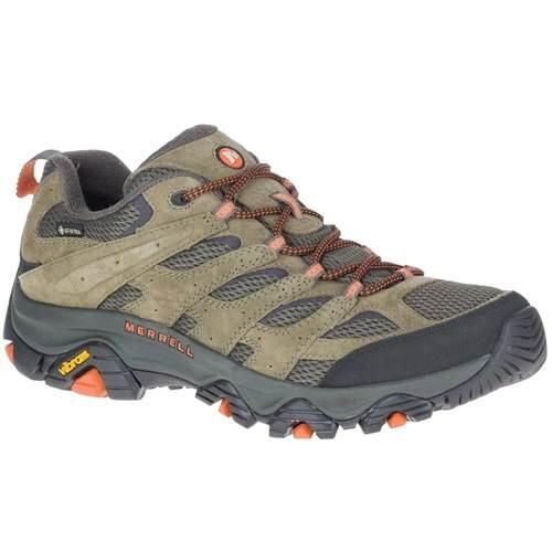 Buty trekkingowe męskie Merrell Trekkingowe Męskie Moab 3 Gtx Gore-tex. Brązowe buty trekkingowe Merrell, bez wzorów, z gore-texu, bez zapięcia, trekkingowe, gore-tex. Za 699.00 zł.