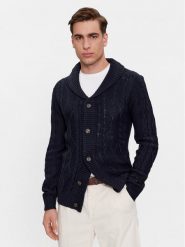 Brave Soul Kardigan MK-434TRACTATUS Granatowy Regular Fit. Niebieskie swetry rozpinane Brave Soul, m, bez wzorów, z syntetyku, bez kołnierzyka, bez ramiączek. Za 69.99 zł.