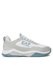 EA7 Emporio Armani Sneakersy X8X155 XK358 S979 Biały. Białe buty sportowe casual EA7 Emporio Armani, bez wzorów, z materiału, bez zapięcia. Za 1,439.00 zł.
