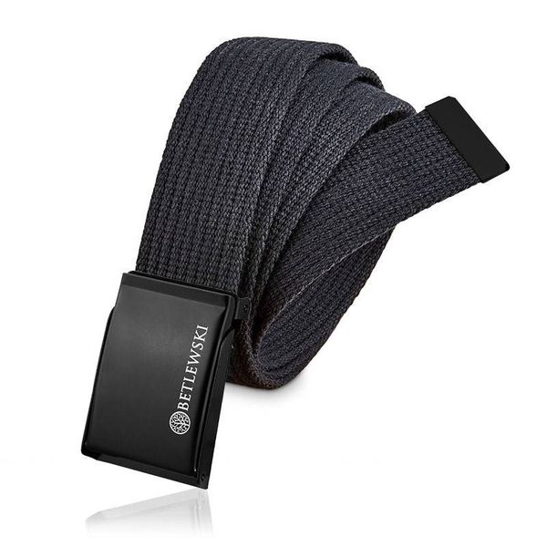 Pasek parciany BETLEWSKI PRCB-01_CZ-1 XL c. szary. Szare paski Betlewski, bez wzorów, z materiału. Za 44.99 zł.