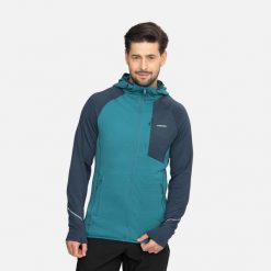 Bluza męska VIKING Birger Man rozpinana z kapturem. Niebieskie bluzy z kapturem Viking, m, bez wzorów, z kapturem. Za 349.90 zł.