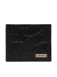 Just Cavalli Portfel 81QA5PW4 ZP412 Czarny. Czarne portfele Just Cavalli, bez wzorów, ze skóry. Za 274.99 zł.