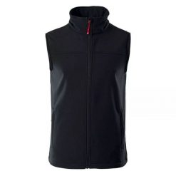 Kamizelka męska Softshell Hi-Tec Luman - czarna, Rozmiar L. Czarne kurtki softshell Hi-tec, l, bez wzorów, z materiału, bez kaptura. W wyprzedaży za 109.99 zł.