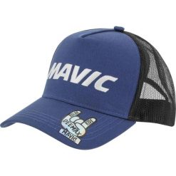 Czapka Trucker Mavic. Niebieskie czapki z daszkiem MAVIC, bez wzorów, z materiału. Za 160.50 zł.