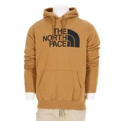 Second life - Bluza z kapturem męska The North Face - Jak nowy. Brązowe bluzy z kapturem The North Face, l, bez wzorów, z materiału, z kapturem. Za 127.76 zł.