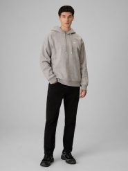 4F Spodnie casual męskie - czarne XXL. Czarne spodnie materiałowe 4F, na co dzień, m, bez wzorów, z materiału, casualowe. Za 169.99 zł.