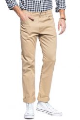 SPODNIE MĘSKIE WRANGLER ARIZONA W12OW356N. Spodnie materiałowe Wrangler, l, bez wzorów, z materiału. Za 199.99 zł.