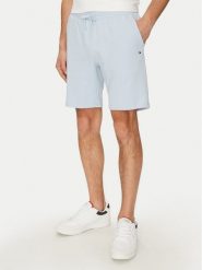 Tommy Hilfiger Szorty materiałowe Essential Terry Sweatshort MW0MW37240 Błękitny Regular Fit. Niebieskie szorty Tommy Hilfiger, m, bez wzorów, z bawełny. Za 219.99 zł.