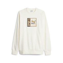 Bluza Sportowa Męska Puma Classics Forward History Tr. Białe bluzy bez kaptura Puma, m, bez wzorów, bez kaptura. Za 201.99 zł.