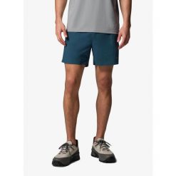 Spodenki męskie Columbia Stealth Spring Lined Short. Niebieskie szorty Columbia, m, bez wzorów, sportowe. Za 230.99 zł.