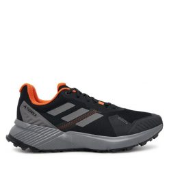 Buty do biegania adidas. Czarne buty do biegania Adidas, bez wzorów, bez zapięcia, do biegania, adidas terrex. Za 359.99 zł.