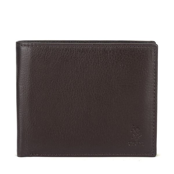 Portfel U.S. Polo Assn. Brązowe portfele U.S. Polo Assn., bez wzorów. Za 149.99 zł.