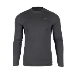 Koszulka termiczna męska Lanapura merino. Szare bielizna termoaktywna Bergson, na jesień, l, bez wzorów, z materiału, bez ramiączek, do biegania. Za 161.00 zł.