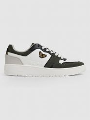 PME Legend Skórzane sneakersy w kolorze oliwkowo-białym rozmiar: 41. Białe buty sportowe casual PME Legend, bez wzorów, bez zapięcia. Za 307.46 zł.
