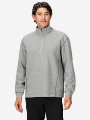 Marmot Sweter "Ridge Tech" w kolorze szarym rozmiar: L. Szare swetry nierozpinane Marmot, l, bez wzorów, ze splotem, bez kołnierzyka, bez ramiączek. Za 255.34 zł.