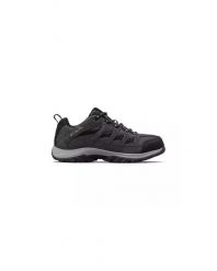 Buty treningowe męskie Columbia Crestwood. Czarne buty turystyczne Columbia, bez wzorów, z materiału, bez zapięcia, trekkingowe. Za 424.00 zł.