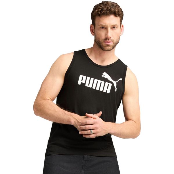 Podkoszulek Puma Ess No. 1 Logo Tank, Mężczyźni. Czarne podkoszulki Puma, m, bez wzorów, z bawełny, bez ramiączek. Za 136.50 zł.