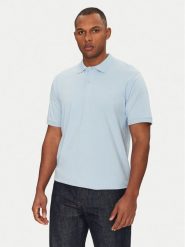 Jack&Jones Polo Jaxon 12268227 Błękitny Regular Fit. Niebieskie koszulki polo Jack&Jones, l, bez wzorów, z bawełny, bez kołnierzyka, bez ramiączek. Za 79.99 zł.