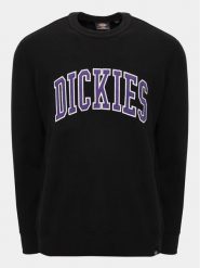 Dickies Bluza Aitkin DK0A4XAB Czarny Regular Fit. Czarne bluzy Dickies, l, bez wzorów, z bawełny, bez kaptura. Za 199.99 zł.