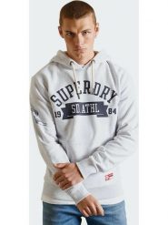 Superdry Bluza w kolorze szarym rozmiar: XXL. Szare bluzy Superdry, xxl, bez wzorów, z bawełny, z kapturem. Za 238.84 zł.