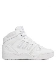 Adidas Sneakersy Midcity Mid IF6665 Biały. Białe buty sportowe casual Adidas, bez wzorów, ze skóry, bez zapięcia. Za 389.99 zł.