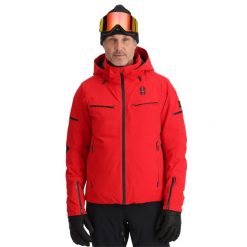 Kurtka narciarska męska Spyder Monterosa. Czerwone kurtki narciarskie i snowboardowe Spyder, m, bez wzorów, narciarskie. Za 4,349.99 zł.