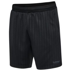 Szorty Hummel Stripe. Czarne szorty Hummel, bez wzorów, sportowe. Za 207.50 zł.