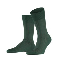 Skarpety Falke Shadow. Zielone skarpety Falke, bez wzorów, z bawełny. Za 129.50 zł.