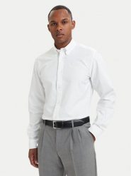 BOSS Koszula H-Liam 50566988 Biały Regular Fit. Białe koszule Boss, l, bez wzorów, z bawełny, bez kołnierzyka, bez ramiączek. Za 549.99 zł.