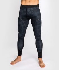 Legginsy treningowe męskie Venum Electron 3.0 Spat. Czarne legginsy długie sportowe VENUM, l, bez wzorów, z elastanu, z podwyższonym stanem. Za 279.65 zł.