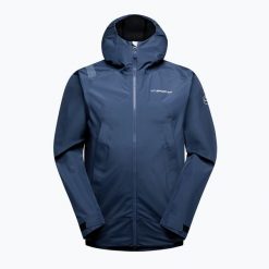 Kurtka softshell męska La Sportiva Discover Shell. Niebieskie kurtki La Sportiva, m, bez wzorów, z softshellu, bez kaptura. Za 1,039.00 zł.