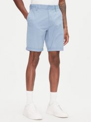 Tommy Jeans Szorty materiałowe Scanton DM0DM21950 Niebieski Slim Fit. Niebieskie szorty Tommy Jeans, m, bez wzorów, z bawełny. Za 269.99 zł.