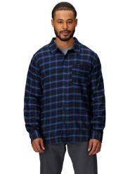 Marmot Flanelowa koszula funkcyjna "Stonepeak" w kolorze granatowym rozmiar: XXL. Niebieskie koszule Marmot, xxl, bez wzorów, z materiału, bez kołnierzyka, bez ramiączek. Za 130.99 zł.