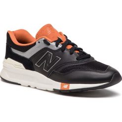Sneakersy NEW BALANCE - CM997HGB Czarny. Czarne buty sportowe casual New Balance, bez wzorów, z materiału, bez zapięcia. W wyprzedaży za 259.00 zł.