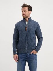 TRAVELIN' Kardigan w kolorze granatowym rozmiar: XXL. Niebieskie swetry rozpinane Travelin', xxl, bez wzorów, bez kołnierzyka, bez ramiączek. Za 295.99 zł.