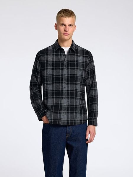 SELECTED HOMME Koszula w kolorze czarnym rozmiar: M. Czarne koszule Selected Homme, m, bez wzorów, z bawełny, bez kołnierzyka, bez ramiączek. Za 78.66 zł.