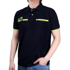 Koszulka męska sportowa Polo U.S. POLO ASSN. Czarne koszulki polo U.S. Polo Assn., l, bez wzorów, bez kołnierzyka, bez ramiączek. W wyprzedaży za 99.00 zł.