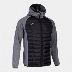 Bluza dresowa sportowa męska Berna III Softshell Hoodie. Czarne bluzy bez kaptura Joma, m, bez wzorów, z dresówki, bez kaptura. Za 179.99 zł.