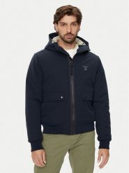 Aeronautica Militare Kurtka przejściowa 242AB2182CT3245 Granatowy Regular Fit. Niebieskie kurtki Aeronautica Militare, m, bez wzorów, z syntetyku, bez kaptura. Za 959.99 zł.