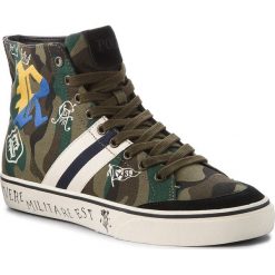 Sneakersy POLO RALPH LAUREN - Salomon 816717360001 Olive Camo. Zielone buty sportowe casual marki Polo Ralph Lauren, z materiału. W wyprzedaży za 389.00 zł.